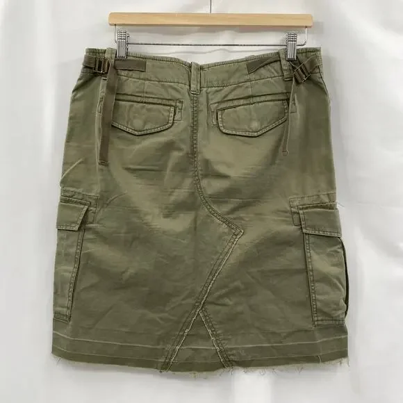 Gap 2004 Y2K green cargo embroidered skirt - Picture 2 of 5